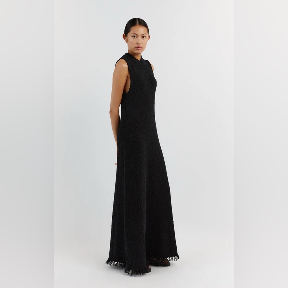 Dissh Dakota black high neck maxi dress XS